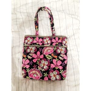 Vera Bradley Tote Bag / Floral By Night pattern
